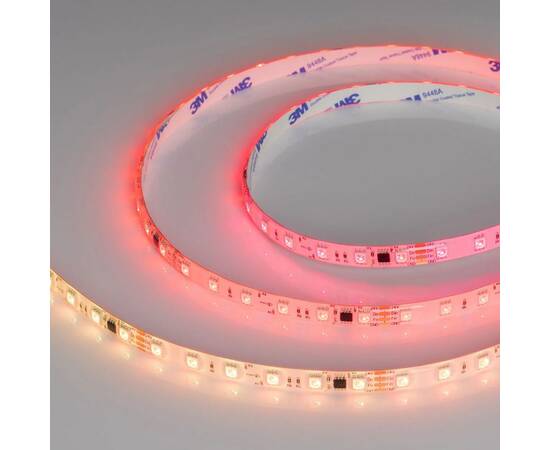 Светодиодная лента Arlight 12W/m 60LED/m 5060SMD разноцветный 5М SPI-SE-B60-10mm 24V 039601, изображение 3