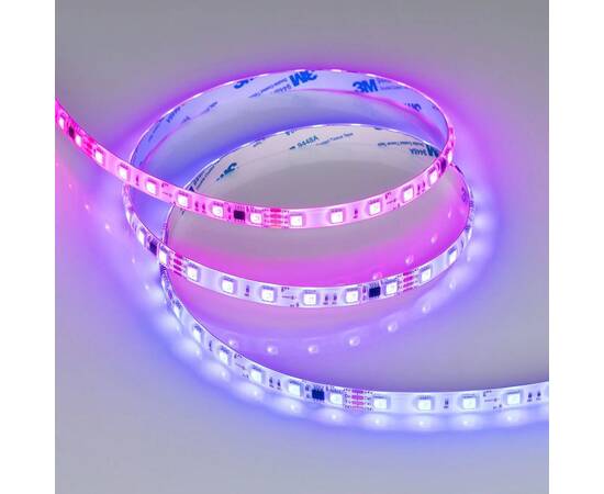 Светодиодная лента Arlight 12W/m 60LED/m 5060SMD разноцветный 5М SPI-SE-B60-10mm 24V 039601, изображение 4