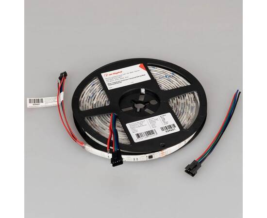 Светодиодная лента Arlight 12W/m 60LED/m 5060SMD разноцветный 5М SPI-SE-B60-10mm 24V 039601, изображение 5
