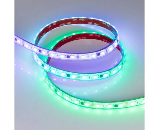 Светодиодная лента Arlight 12W/m 60LED/m 5060SMD разноцветный 5М SPI-PFS-B60-12mm 12V 039177, изображение 4