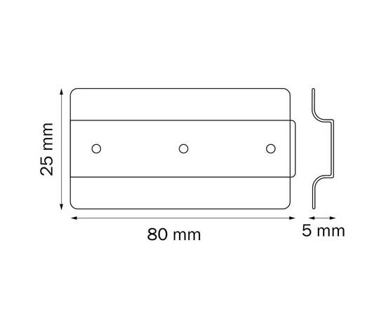 Планка соединительная к треку Lightstar Teta 505186, изображение 2