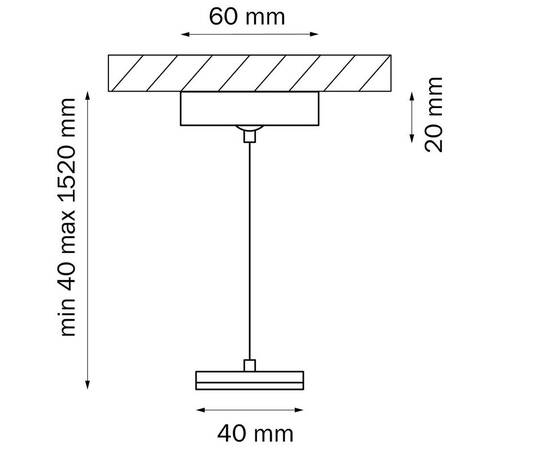 Подвес для трека Lightstar Teta 505176, изображение 2