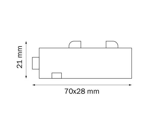 Соединитель I-образный для однофазного трека Lightstar Teta 505106, изображение 2