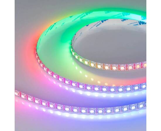 Светодиодная лента Arlight 13W/m 96LED/m 5060SMD разноцветный 5М SPI-B96-10mm 12V 037868, изображение 4