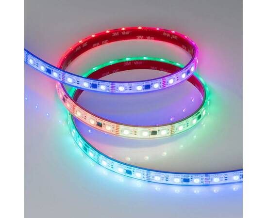 Светодиодная лента герметичная Arlight 14W/m 60LED/m 5060SMD разноцветный 5М DMX-PFS-B60-12mm 12V 03, изображение 4