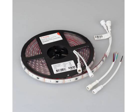 Светодиодная лента герметичная Arlight 14W/m 60LED/m 5060SMD разноцветный 5М DMX-PFS-B60-12mm 12V 03, изображение 5