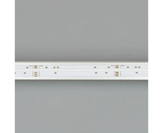 Светодиодная лента Arlight 15W/m 768LED/m CSPSMD холодный белый + разноцветный 5М COB-X768-12mm 24V, изображение 2
