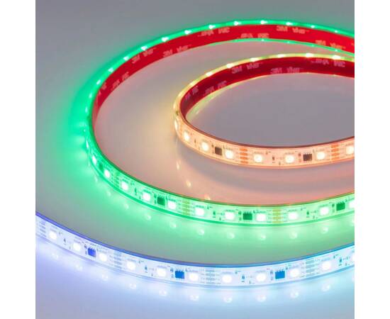 Светодиодная лента Arlight 12W/m 60LED/m 5060SMD разноцветный 5М SPI-PS-B60-12mm 12V 039599, изображение 3
