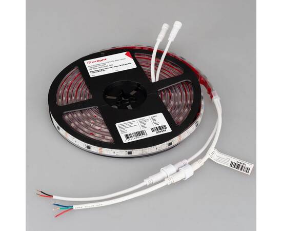 Светодиодная лента Arlight 12W/m 60LED/m 5060SMD разноцветный 5М SPI-PS-B60-12mm 12V 039599, изображение 5