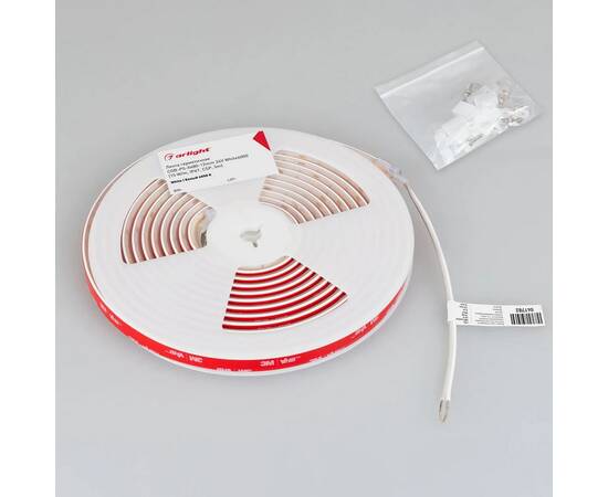 Светодиодная лента герметичная Arlight 15W/m 480LED/m CSPSMD холодный белый 5М COB-PS-X480-12mm 24V, изображение 4