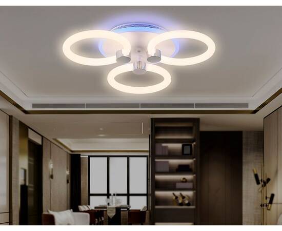 Потолочная светодиодная люстра Ambrella light Acrylica Original FA3838, изображение 9