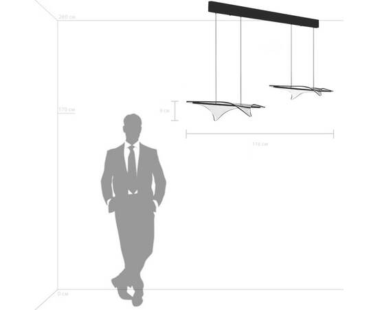 Подвесная светодиодная люстра Lightstar Varese 731323, изображение 2