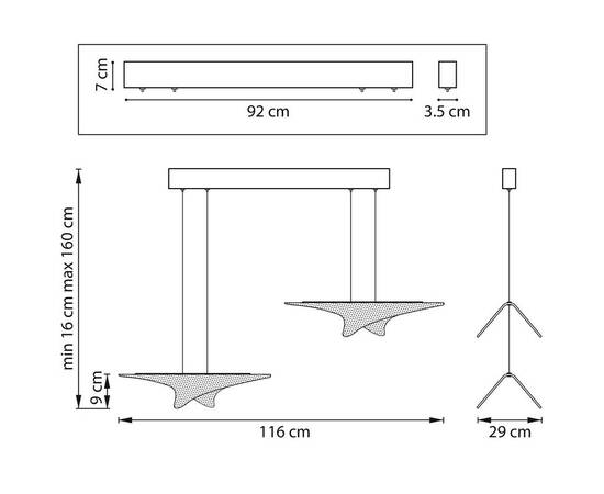 Подвесная светодиодная люстра Lightstar Varese 731323, изображение 6