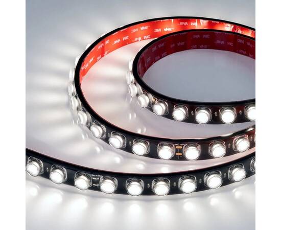 Светодиодная лента герметичная Arlight 21W/m 42LED/m 2835SMD холодный белый 5М FLT-PS-A42-BLACK-23mm, изображение 3