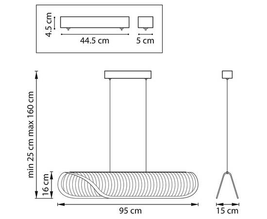 Подвесная светодиодная люстра Lightstar Varese 731413, изображение 6