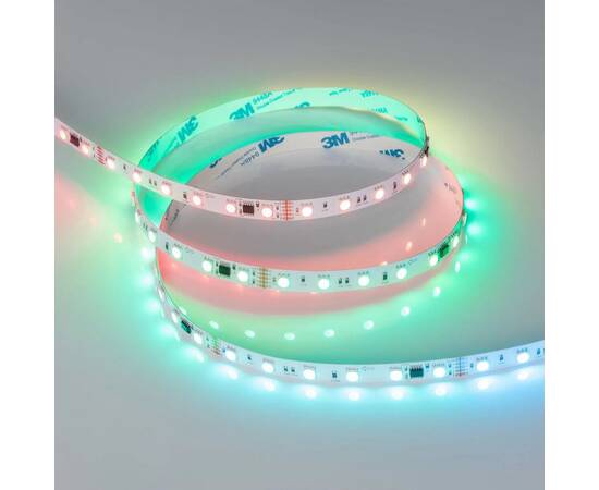Светодиодная лента Arlight 14W/m 60LED/m 5060SMD разноцветный 5М DMX-B60-10mm 24V 039183, изображение 2