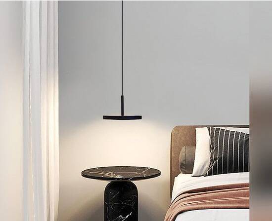 Подвесной светодиодный светильник Italline IT08-8022 black 3000K, изображение 4