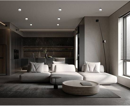 Встраиваемый светодиодный светильник Italline IT08-8026 black 3000K, изображение 4