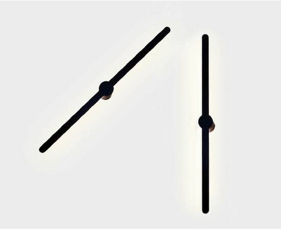 Настенный светодиодный светильник Italline IT08-8020 black, изображение 3