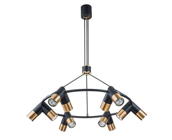 Подвесная люстра Indigo Doppio 11036/12P Black V000455, изображение 3
