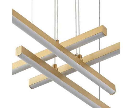 Подвесной светодиодный светильник Indigo Paralleli 14017/4P Gold V000086L, изображение 2