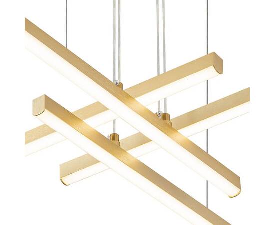 Подвесной светодиодный светильник Indigo Paralleli 14017/4P Gold V000086L, изображение 3