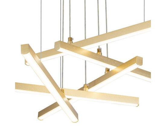 Подвесной светодиодный светильник Indigo Paralleli 14017/5P Gold V000087L, изображение 2