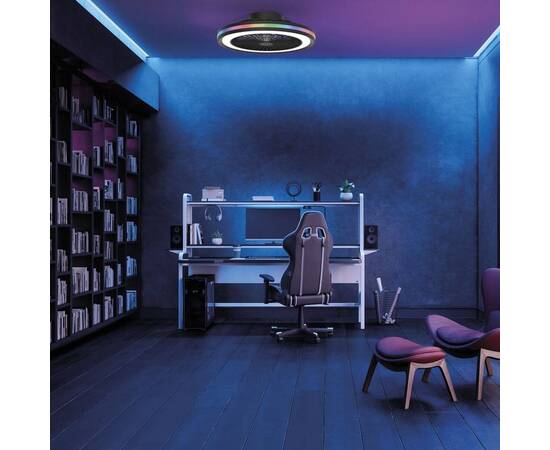 Потолочная светодиодная люстра-вентилятор Mantra Gamer 7862, изображение 3