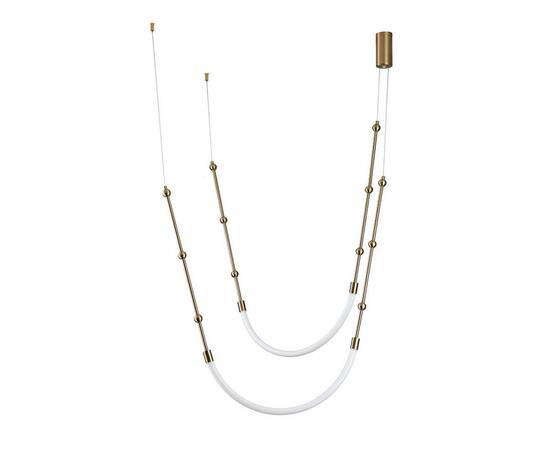 Подвесной светодиодный светильник Indigo Corda 14010/2P Brass V000063L, изображение 2