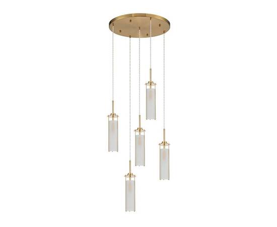 Подвесная люстра Indigo Torcia 11038/5PL Brass V000417, изображение 4