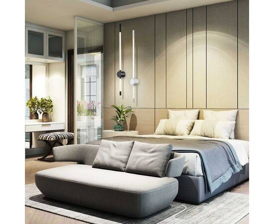 Настенный светодиодный светильник Indigo FILATO 14008/1W Black V000047L, изображение 2