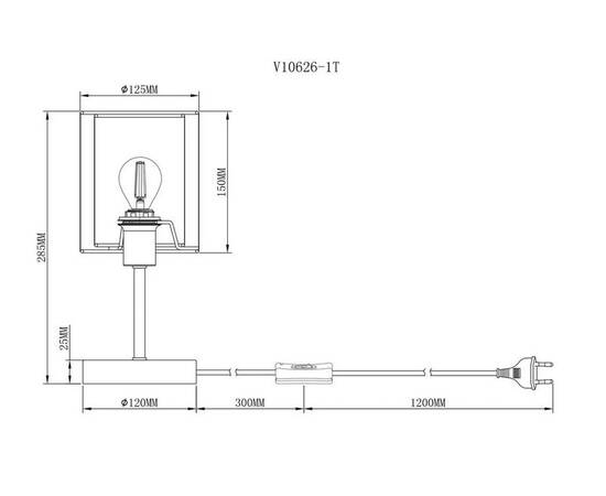 Настольная лампа Moderli Room V10626-1T, изображение 2