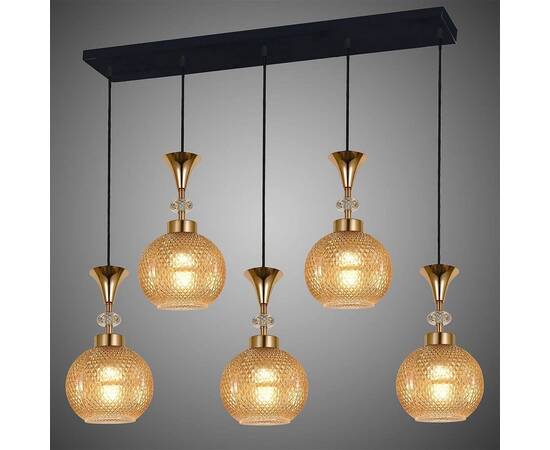 Подвесной светильник Reluce 02001-0.9-05L Amber, изображение 3