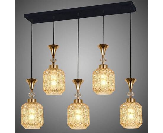 Подвесной светильник Reluce 02003-0.9-05L Amber, изображение 3