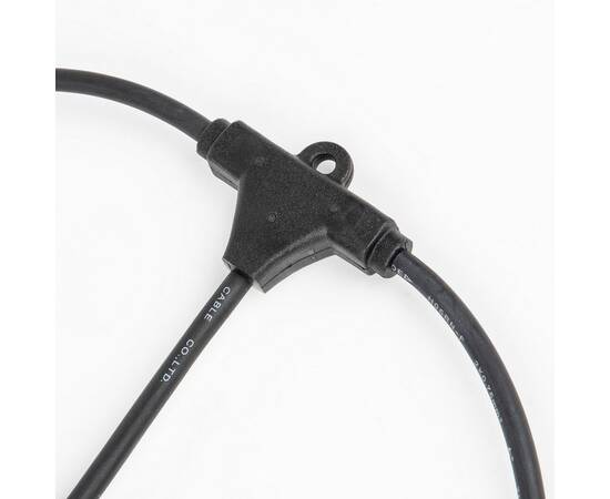 Гирлянда для освещения теплиц 5м+3м Uniel UDL-K230 6/E27/5M IP54 Black Belt-Light Greenhouse UL-00010925, изображение 3