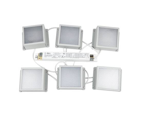 Встраиваемый светодиодный светильник Uniel ULP-0808 42W/4000К IP40 Grilyato White KIT06 (6 шт.) UL-00011060