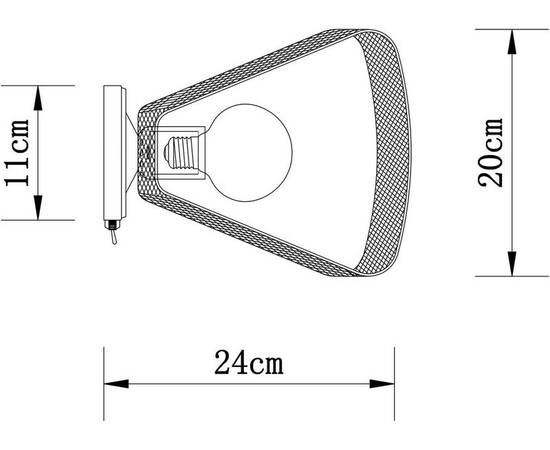 Бра Arte Lamp Maasym A7044AP-1BK, изображение 2