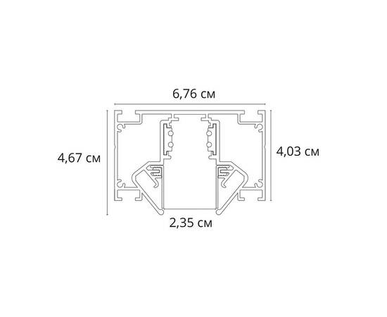 Шинопровод магнитный встраиваемый Arte Lamp Linea-Accessories A473206, изображение 2