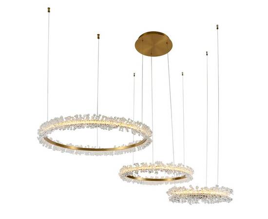 Подвесная светодиодная люстра Kink Light Лаура 08246,36PA(4000K)