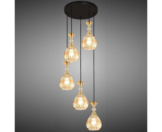 Подвесная люстра Reluce 09015-0.9-05 Amber, изображение 3