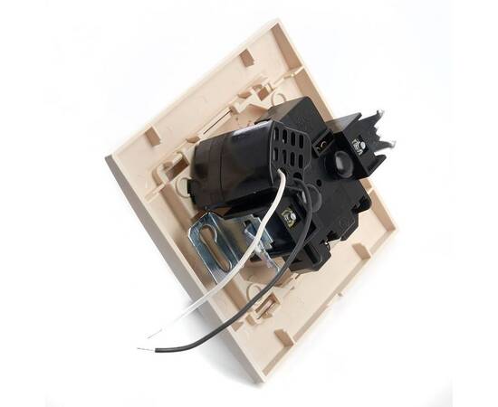 Розетка 2P+PE/USB Stekker Эрна со шторками слоновая кость PST16-9011-02 39237, изображение 4