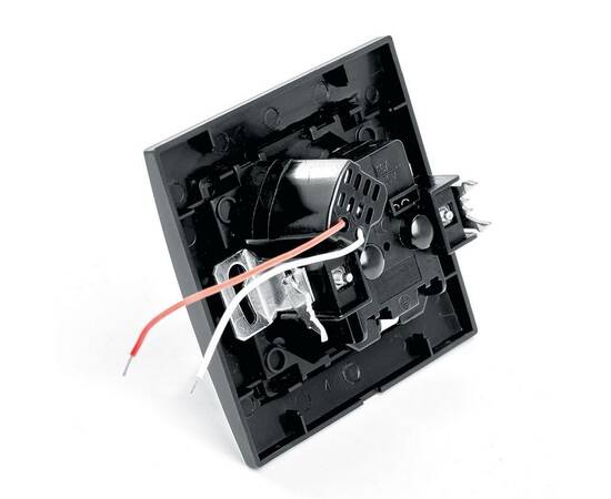 Розетка 2P+PE/USB Stekker Эрна со шторками черный PST16-9011-03 39480, изображение 3