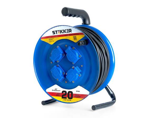 Удлинитель Stekker Professional 4гн 20м с/з PRF02-41-20 39784, изображение 5
