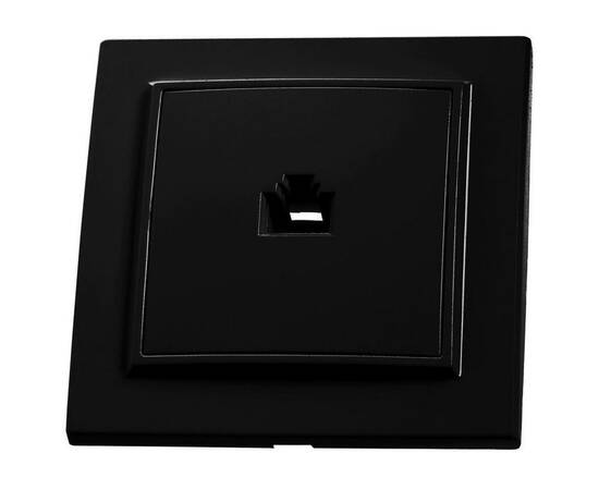 Розетка компьютерная RJ-45 Stekker Эрна черный PST00-9007-03 39475