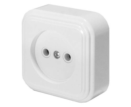 Розетка 2P Stekker Брест белый PST16-20-20 39687
