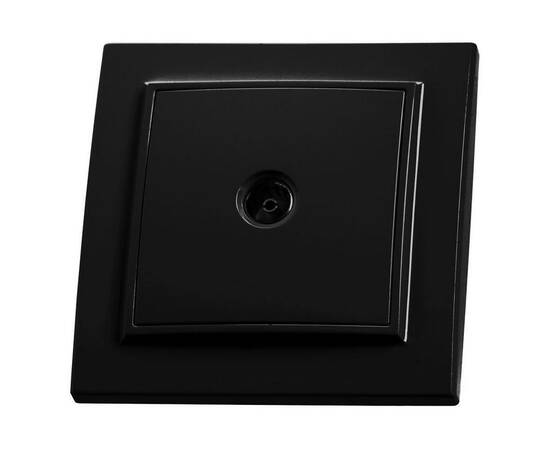 Розетка телевизионная TV Stekker Эрна черный PST00-9008-03 39476