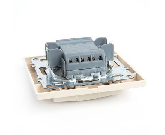 Выключатель трехклавишный Stekker Эрна слоновая кость PSW10-9007-02 39923, изображение 6