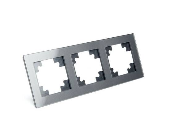 Рамка 3-постовая Stekker Катрин графит GFR00-7003-06 39541, изображение 3
