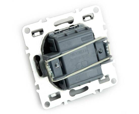 Выключатель двухклавишный Stekker Эрна черный PSW10-9104-03 49149, изображение 4