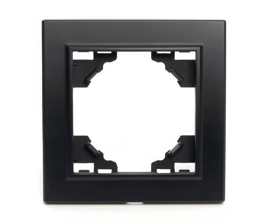 Рамка 1-постовая Stekker Эрна черный PFR00-9001-03 39625